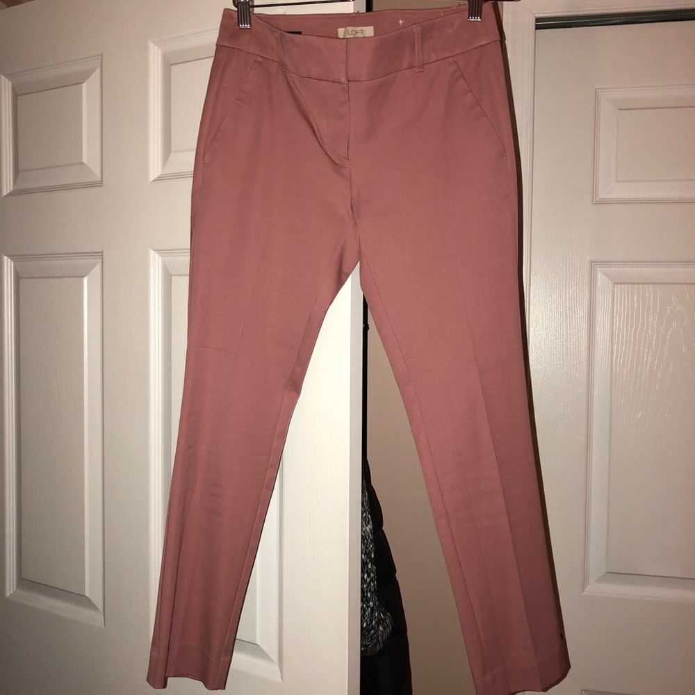 LOFT modern skinny ankle dress pants